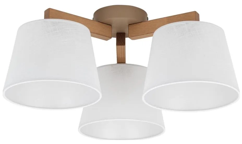 Brilagi - Felületre szerelhető csillár LATTE SABIA 3xE27/15W/230V fenyő/fehér