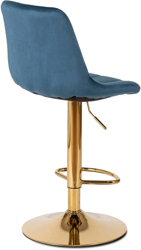 Kék Bársony Bárszék ARCOS