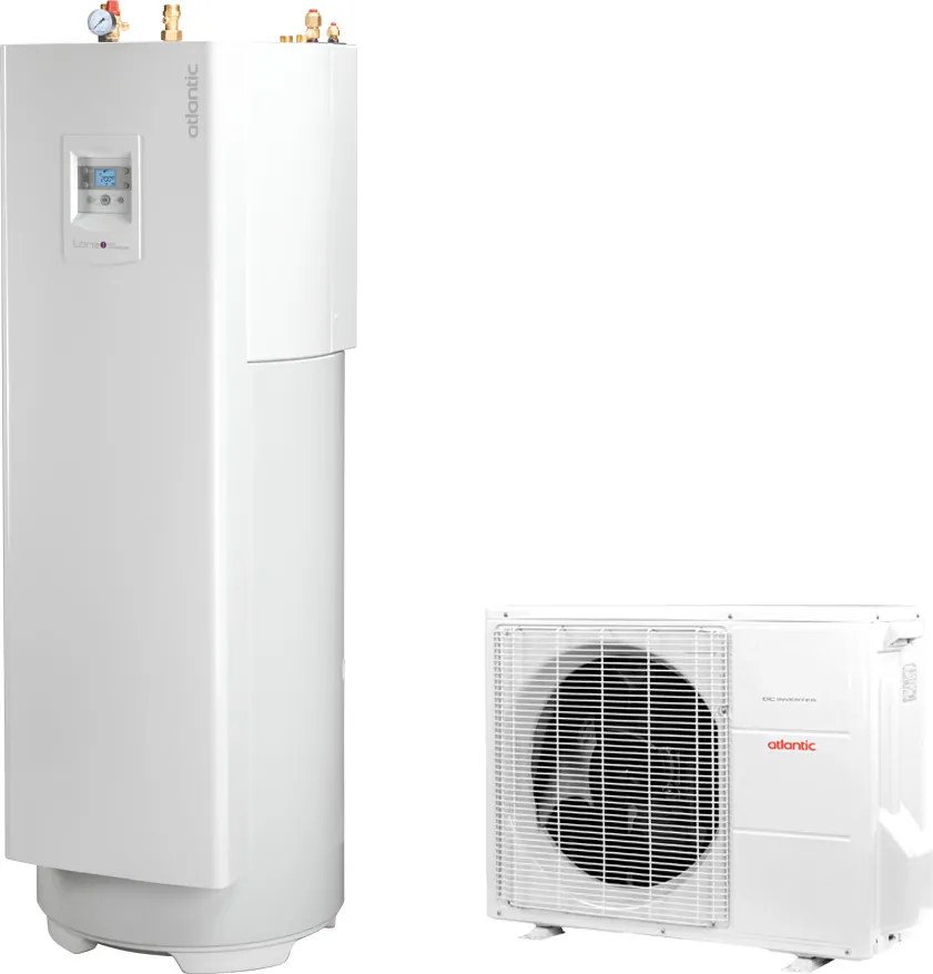 ATLANTIC Loria Duo levegő-víz hőszivattyú, R32, HMV, lemezes, 230V, 6kW