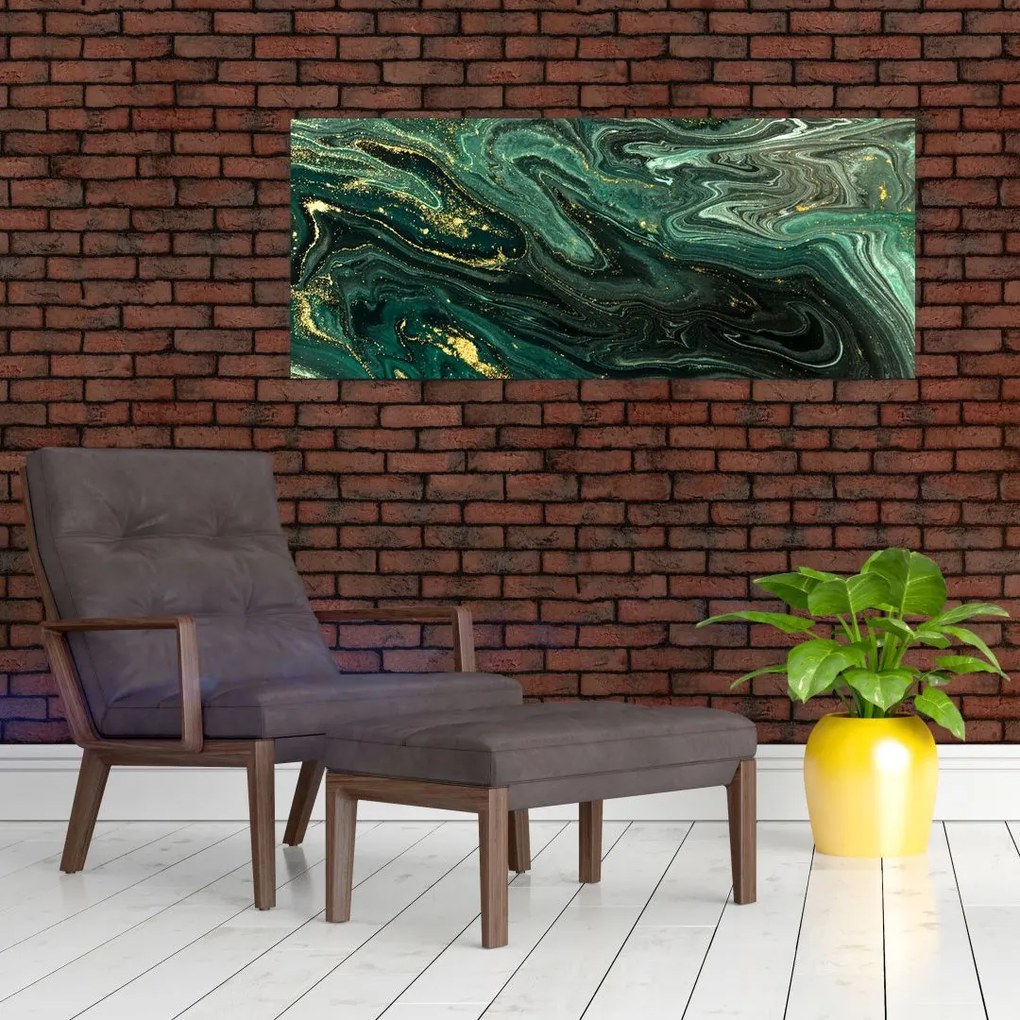 Kép - Zöld márvány (120x50 cm)