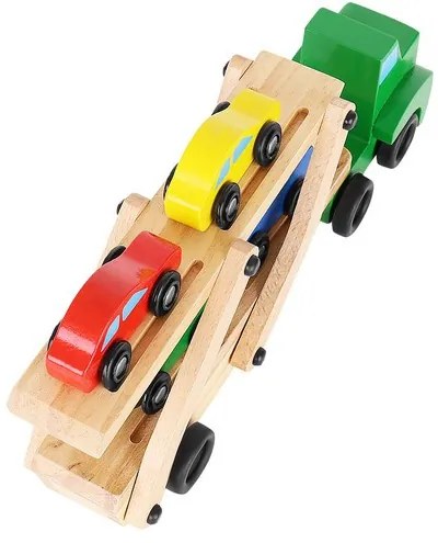 Wooden truck - trailer + set of cars 22698