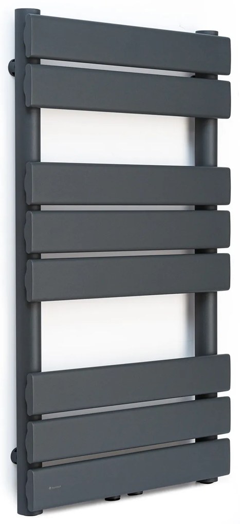 Blumfeldt Fairmont, radiátor, 80 x 45, 375 W, meleg víz, 3 törölközőtartó, 1/2