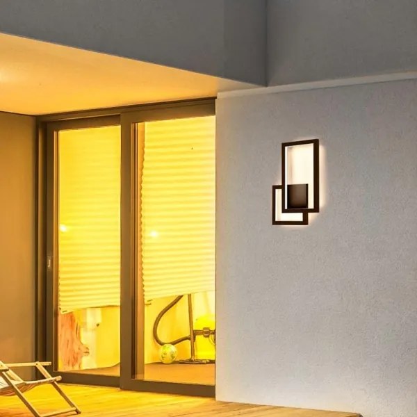 LED fali lámpa LED/20W/230V 3000K barna