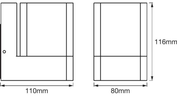 Ledvance - LED RGB kültéri fali lámpa SMART + CUBE LED / 9,5W / 230V IP44 Wi-Fi