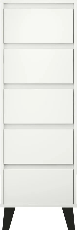 Komód, fehér, BOGAN 5S40