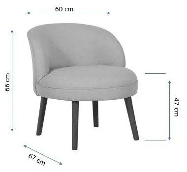 Sárga fotel Nice – Artie