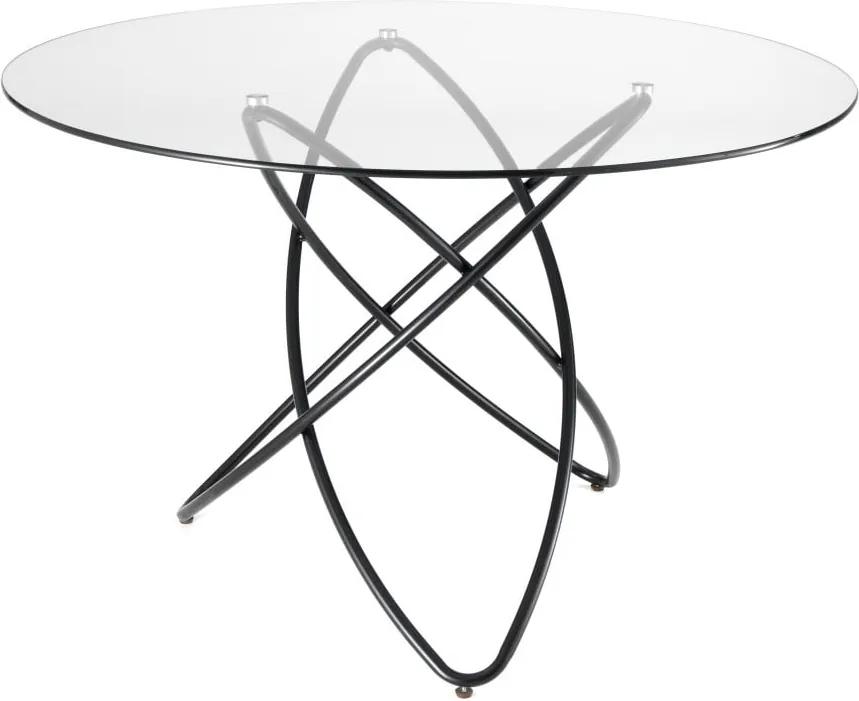 Hula Hoop étkezőasztal edzett üveglappal, ⌀ 120 cm - Tomasucci