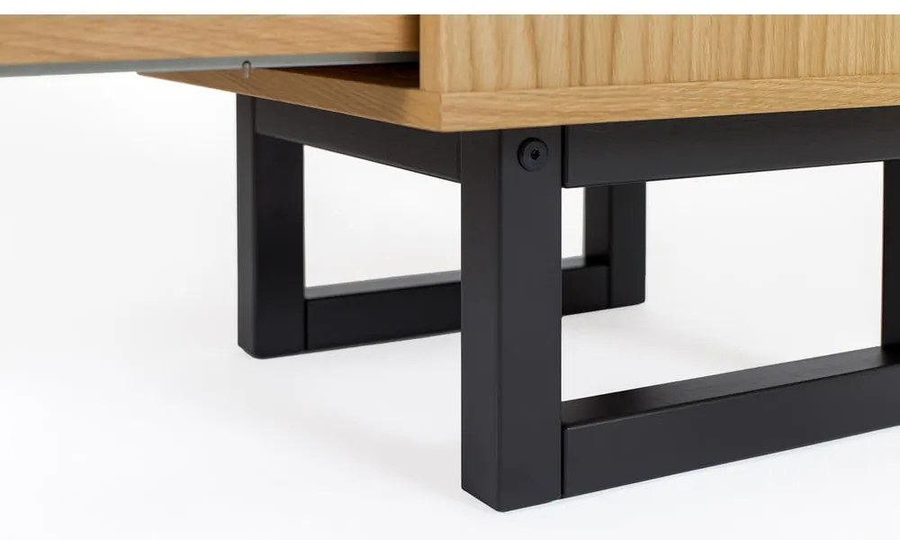 Camden Diamond Print éjjeliszekrény tölgyfa dekorral - Woodman