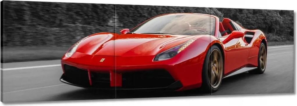 Vászonkép 60x20 Piros Ferrari Fura