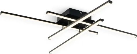 Brilagi - STRIPES LED mennyezeti lámpatest LED/37W/230V fekete