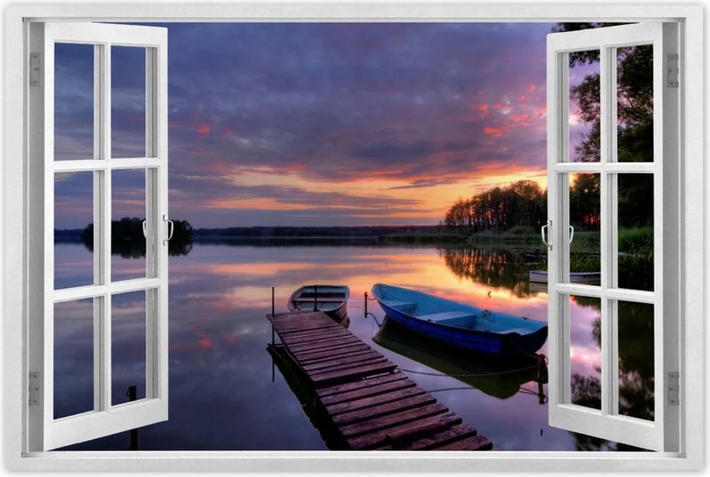 Poszterek 90x60 Híd a tavon