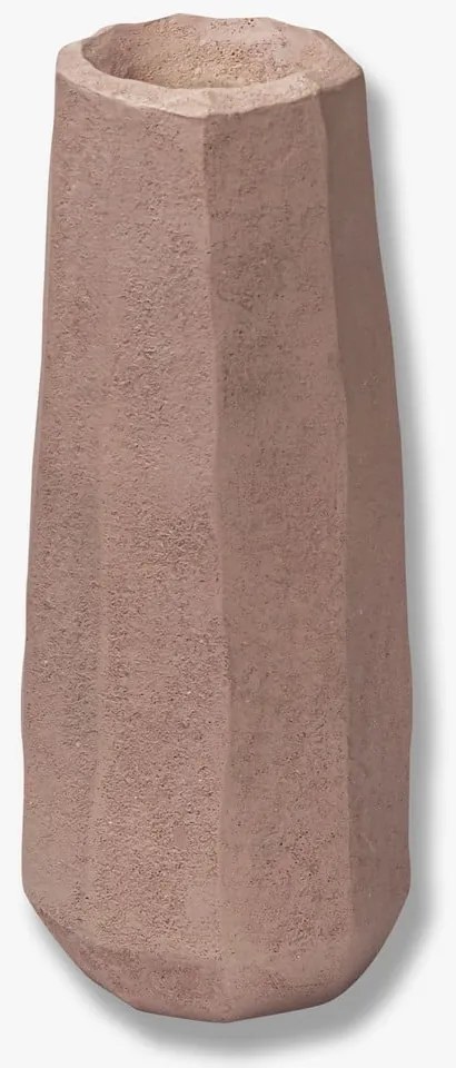 Rózsaszín poligyanta váza (magasság 15,5 cm) Nuki – Mette Ditmer Denmark
