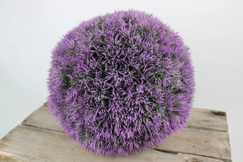 Lila mű buxusgömb 28cm