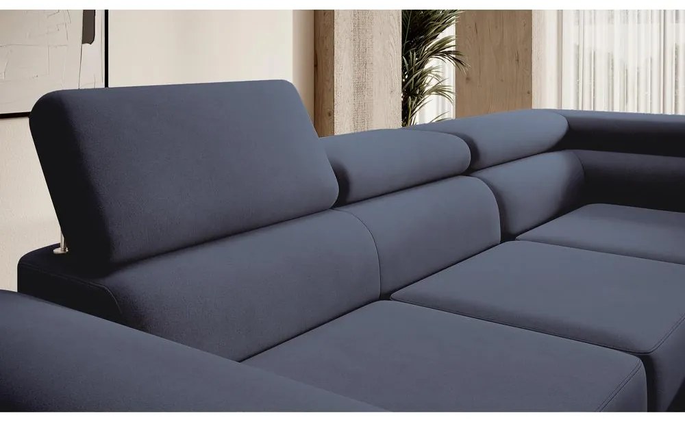 Sarokkanapé Stiletto (J) (kék + ezüst). Akció -15%. 1099711