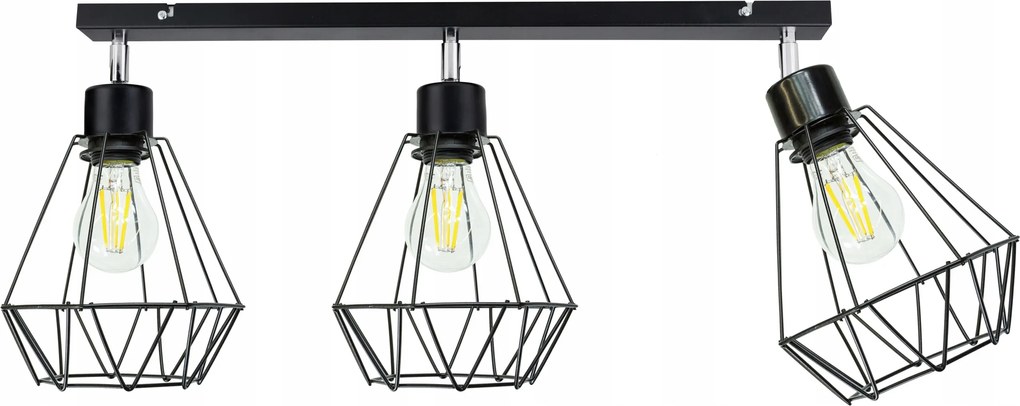 Mennyezeti Lámpa Csillár loft Gyémánt Drót B