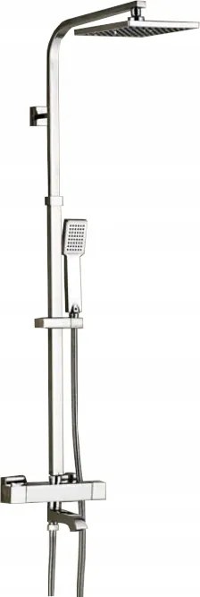 Zuhany Szett Esőztető Termosztát Króm