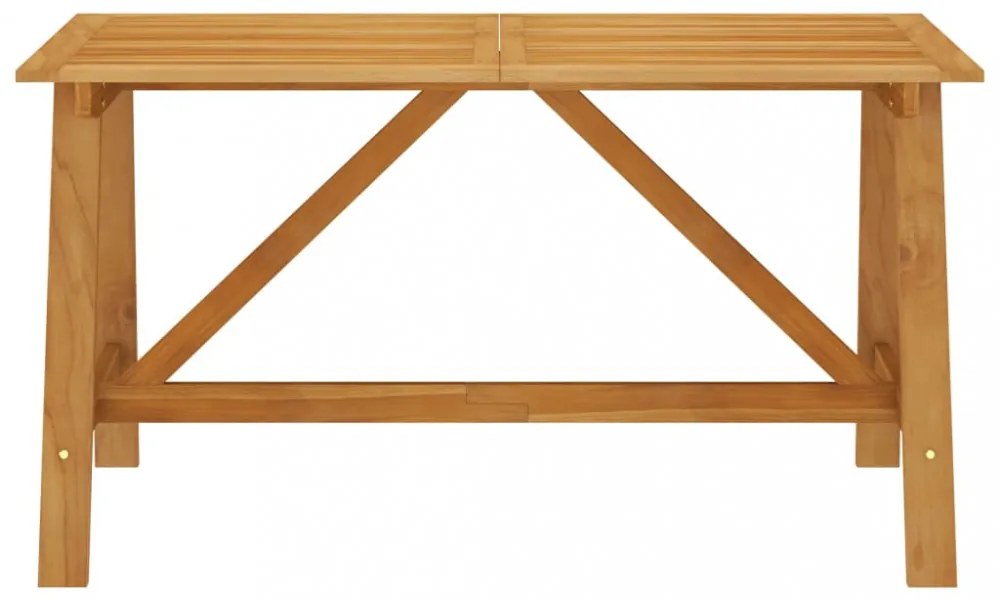 tömör akácfa kerti étkezőasztal 140 x 70 x 73,5 cm