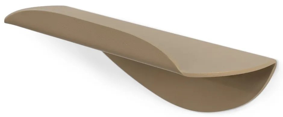 Bézs fém fali polc 34 cm Pipa – Spinder Design