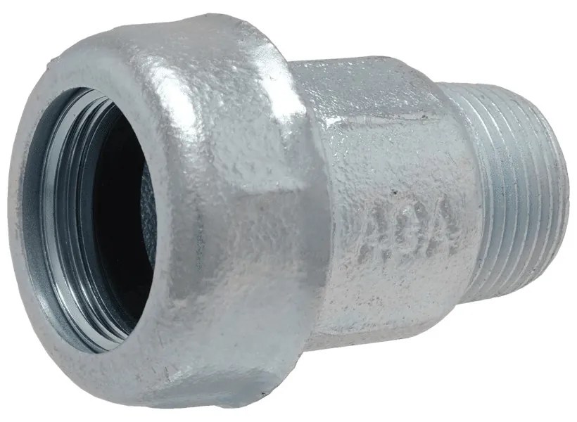 AGA AK külső menetes átmeneti idom, acélcsőhöz, 2.5”K (2 1/2”)