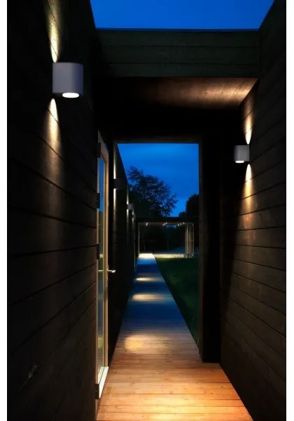 Nordlux - CANTO LED kültéri fali lámpatest 2xLED/5,5W/230V IP44 szürke