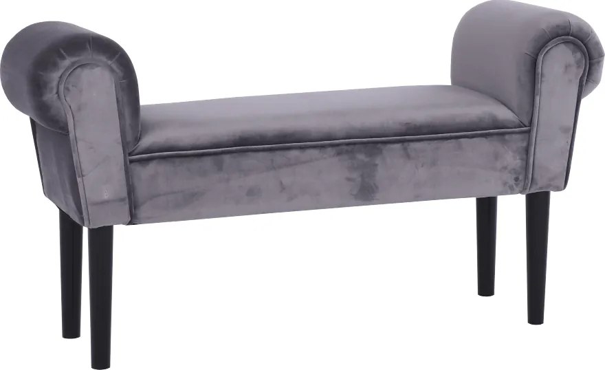 Lóca, Velvet szövet, szürke/fekete, BURDA