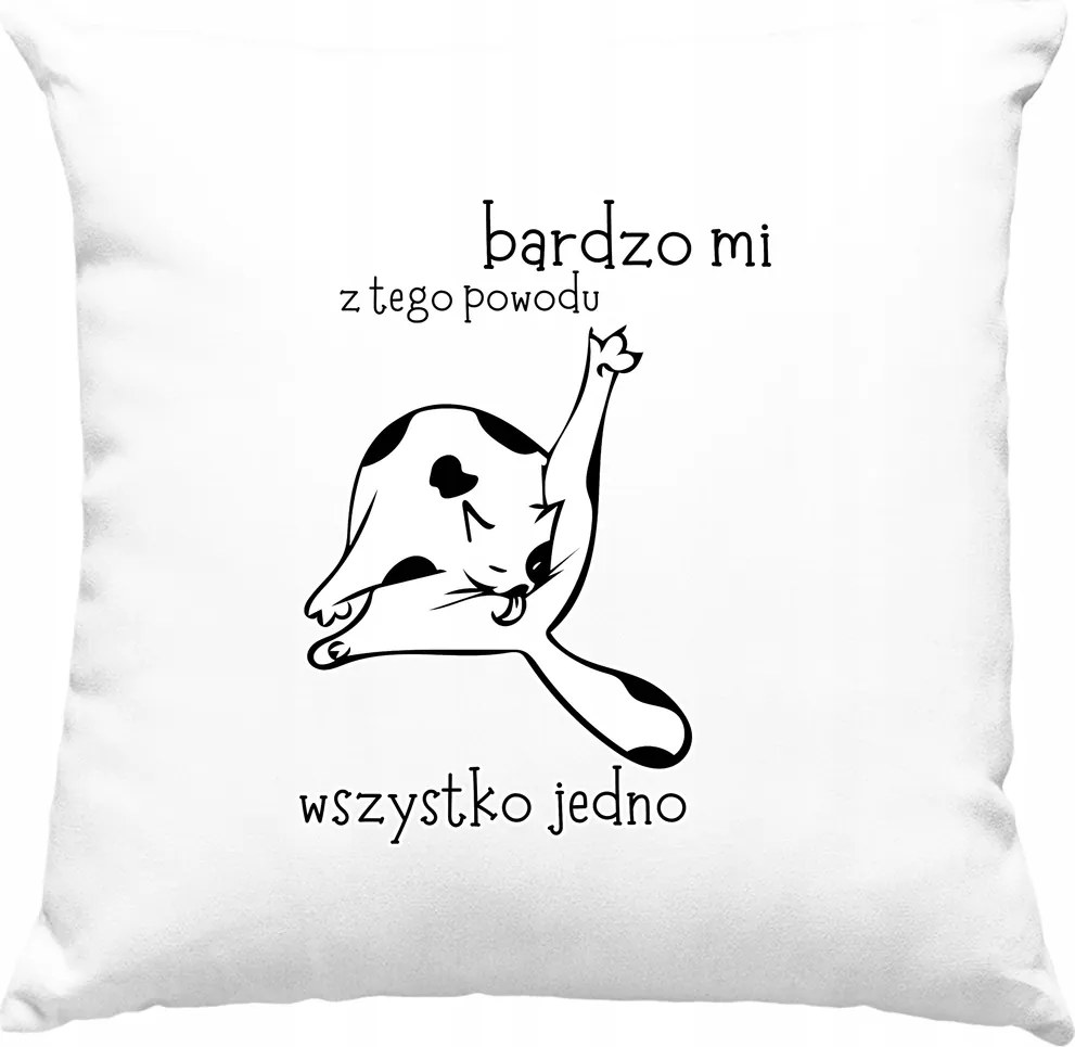 Macska Párna Ez Minden Valahol Fehér