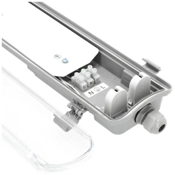 HERMIC T8 technikai fénycsöves lámpa 2xG13/18W/230V IP65