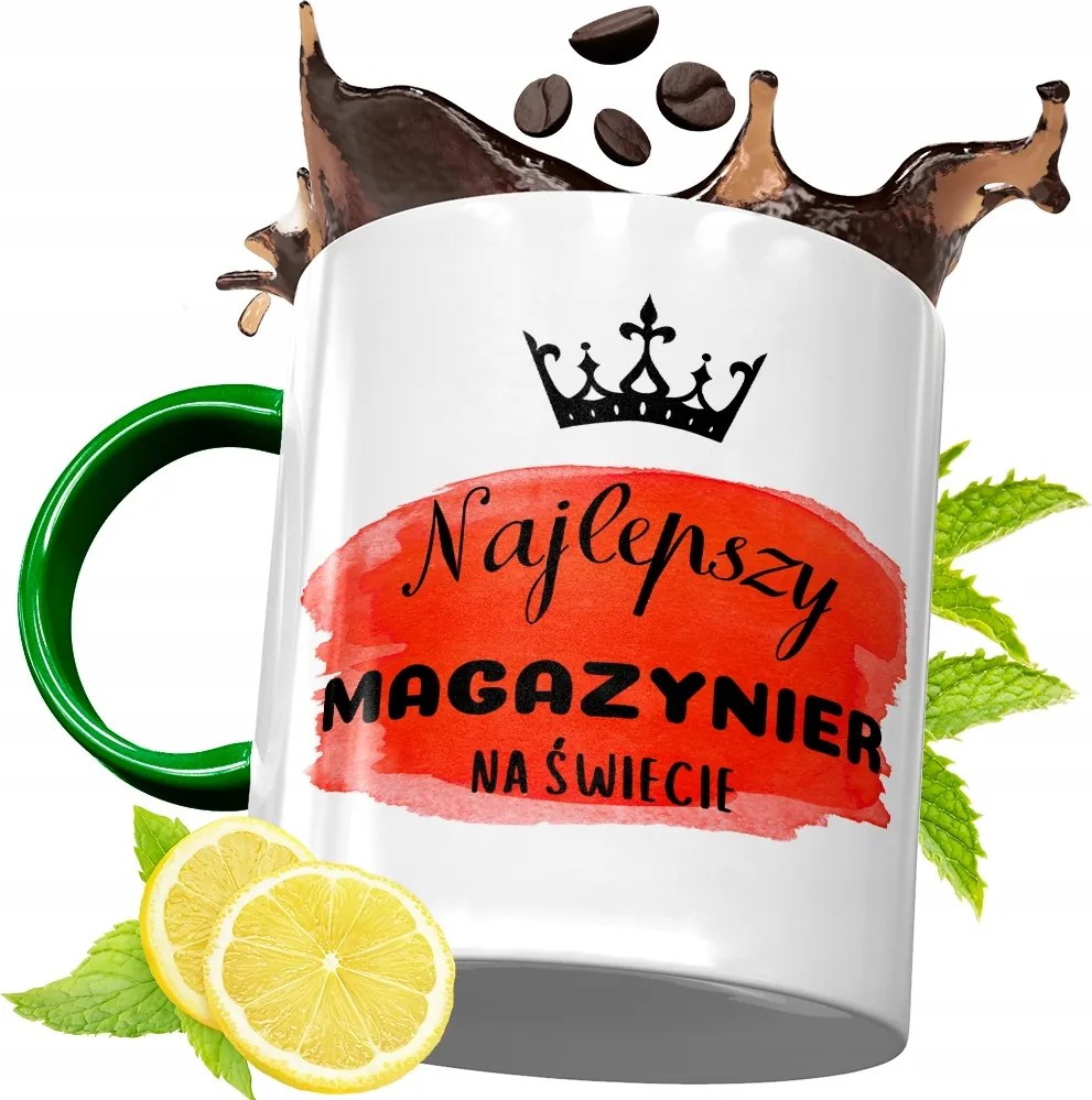 Zöld Bögre Raktárosnak Születésnapra Ajándék fényképes nyomtatással