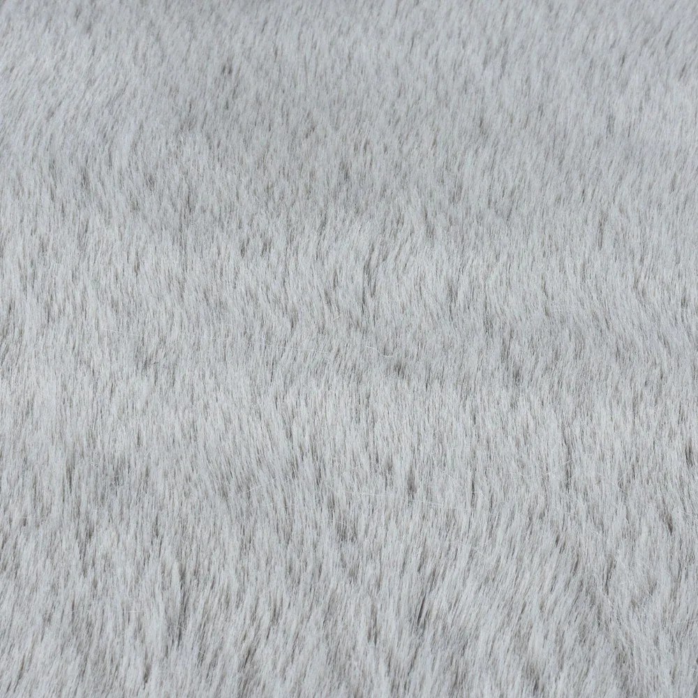 Világosszürke szintetikus szőrme szőnyeg 120x170 cm Ivy Luxury Fur – Flair Rugs