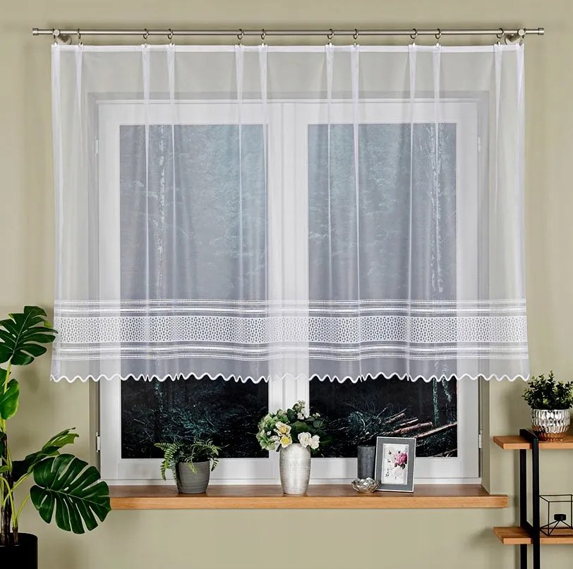 Bernadeta Jacquard függöny 250x120cm mintás 358053 egyenes (kész)