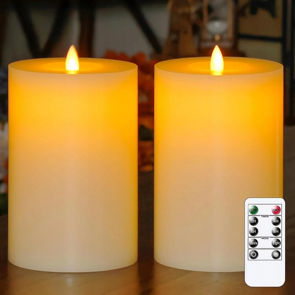 Lángmentes Led gyertya szett 2db-os