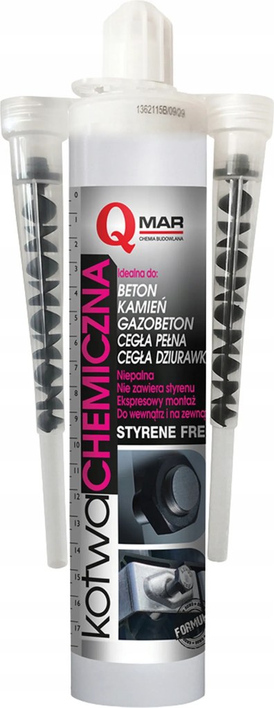 Vegyi horgony extra erős beton kő tégla gázbeton 300 ml