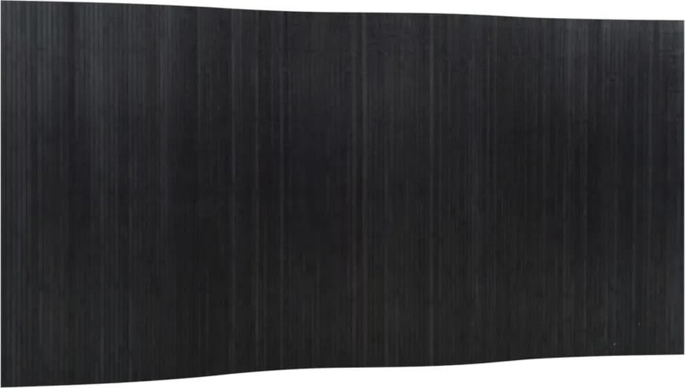 vidaXL fekete bambusz térelválasztó szélessége 400 cm magassága 165 cm
