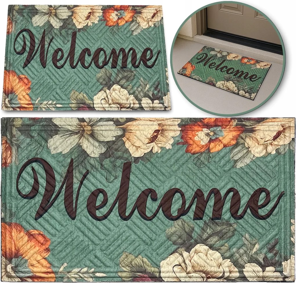 Lábtörlő Kültéri Szőnyeg Cipőajtó Alá Erős 45x75cm