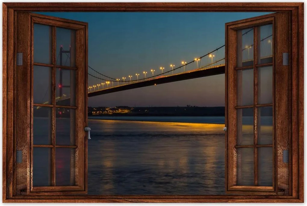 Poszterek 120x80 Megvilágított híd