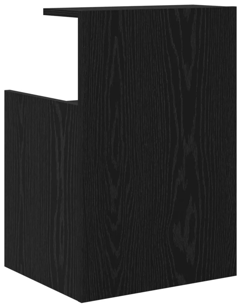 Éjjeli asztal Fekete tölgyből - 40 x 35 x 60 cm - Ragasztott fa