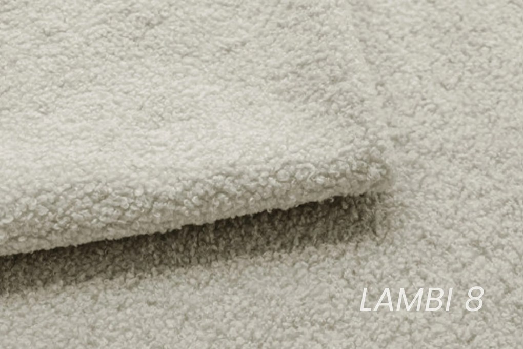 Lapios kinyitható kanapé - krém bouclé Lambi 8