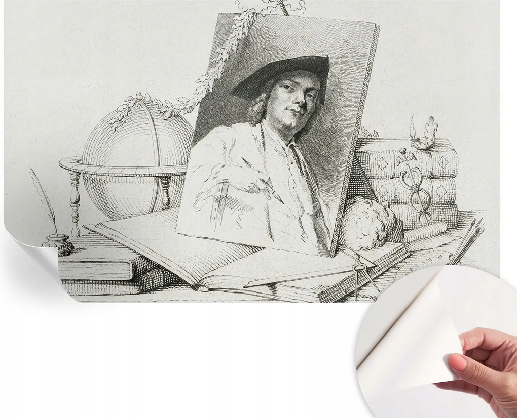 Öntapadós tapéta Falfestmény Prémium Művészi portré 416x254 cm