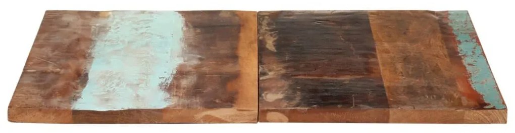 vidaXL négyszögű tömör újrahasznosított fa asztallap 80x80 cm 25-27 mm