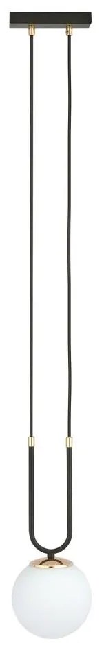 Csillár zsinóron GLAM 1xE14/10W/230V fekete