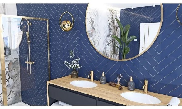 REA-U6330 - Süllyesztett mosdó NEL 39x47,5 cm kerámia/fényes fehér