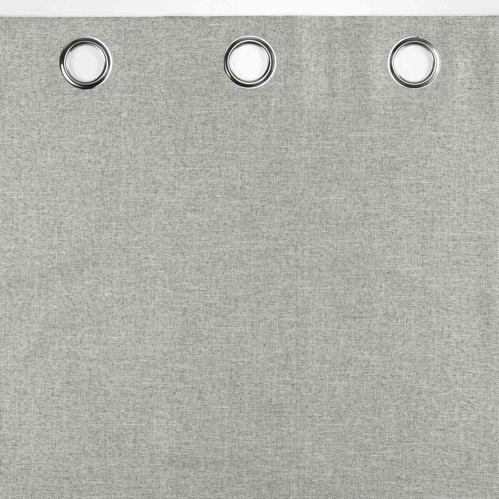 Világosszürke sötétítő függöny 140x260 cm Crepuscule – douceur d'intérieur