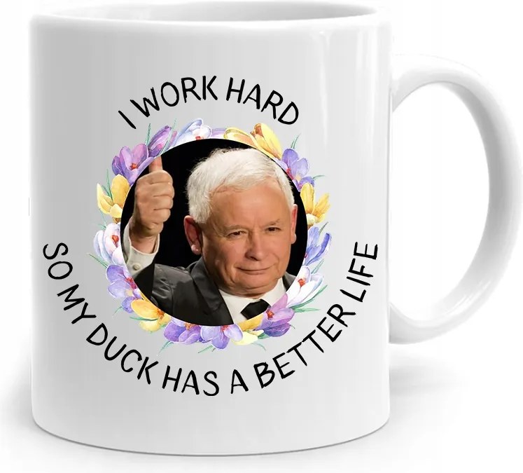 Vicces Bögre A Pis Elnökétől Jaroslaw Kaczynski fényképes nyomtatással