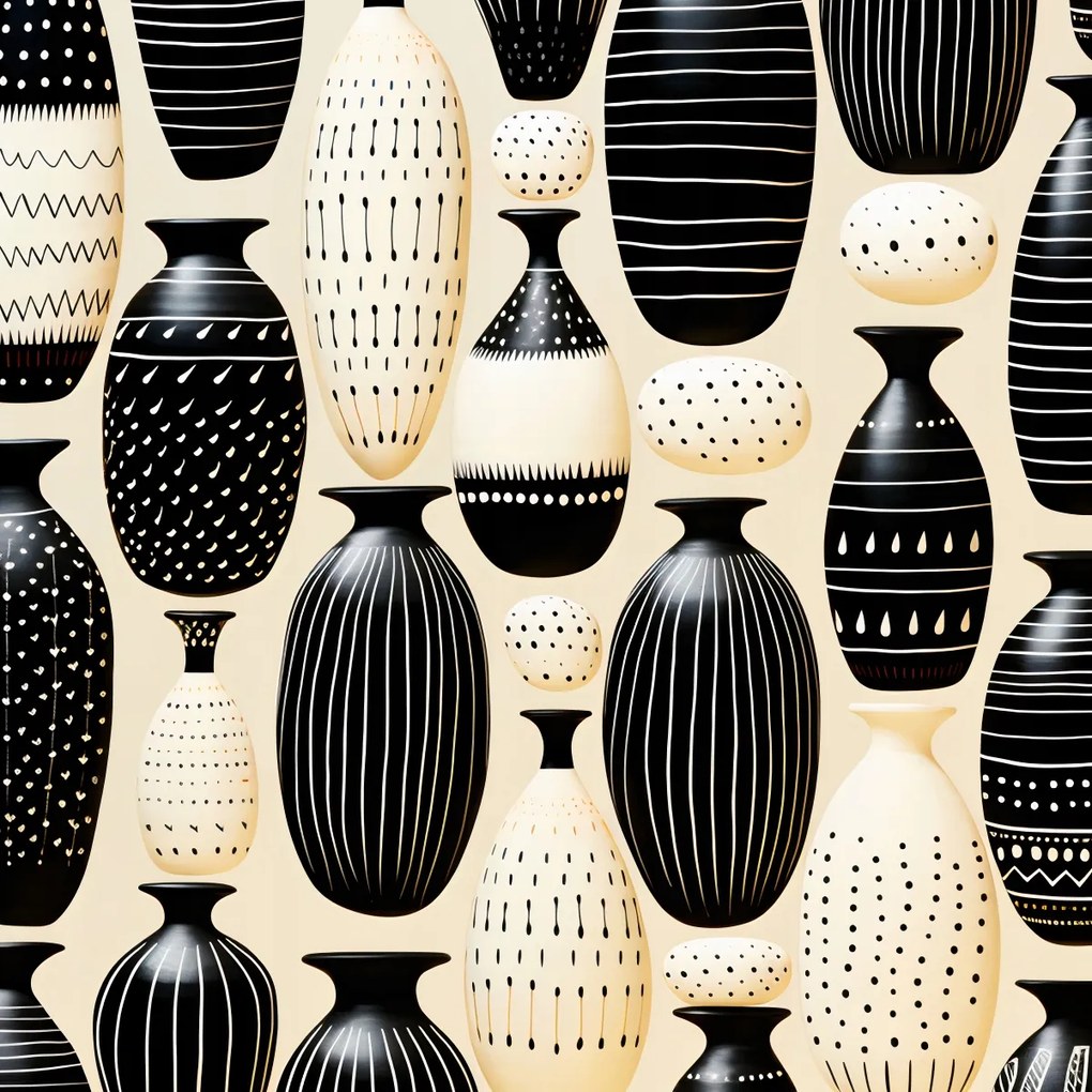 Poszter 50x50cm Monokróm Harmónia