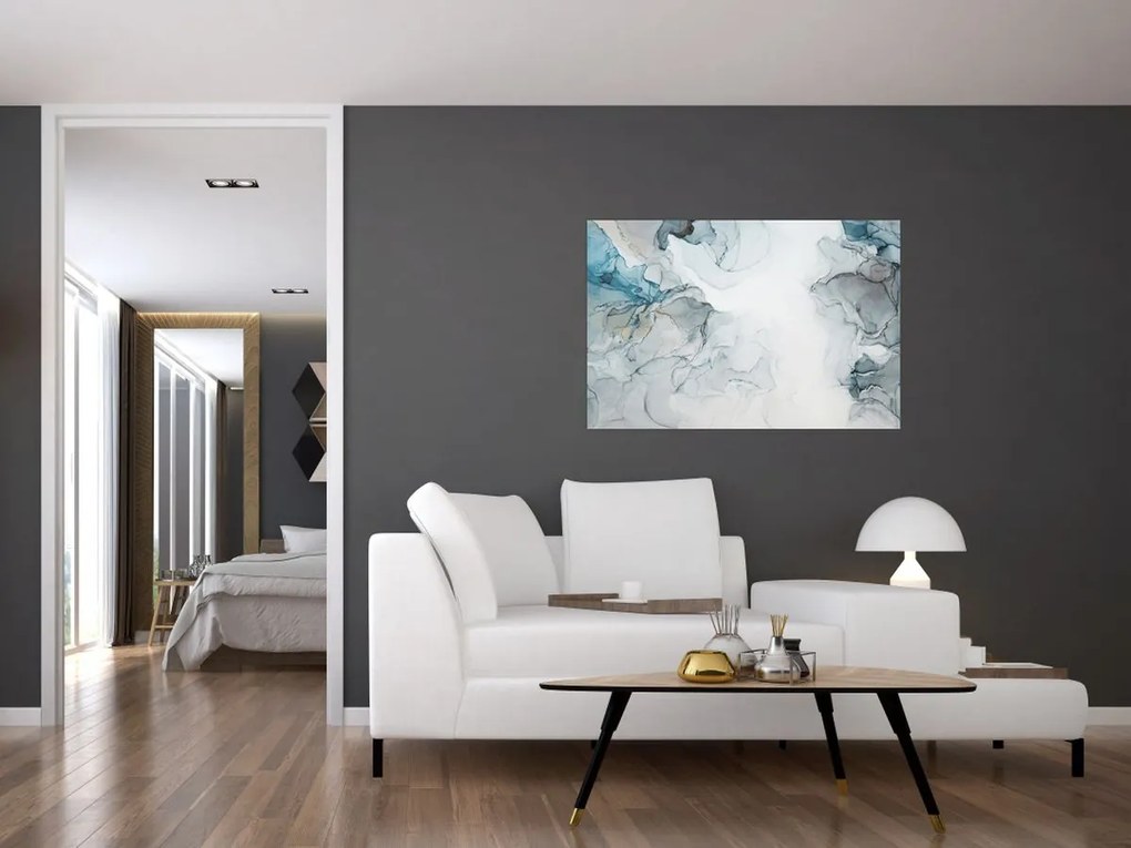 Kép - Kék márvány (90x60 cm)