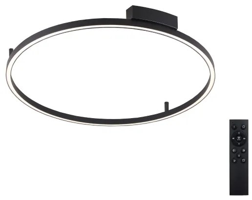 Brilagi - Dimmelhető LED lámpatest PORTOFINO LED/60W/230V átm. 80 cm fekete + távirányító