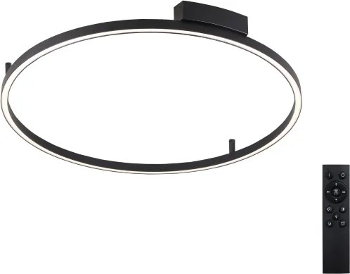 Brilagi - LED Fényerőszabályozható lámpatest PORTOFINO LED/60W/230V átm. 80 cm fekete + távirányító