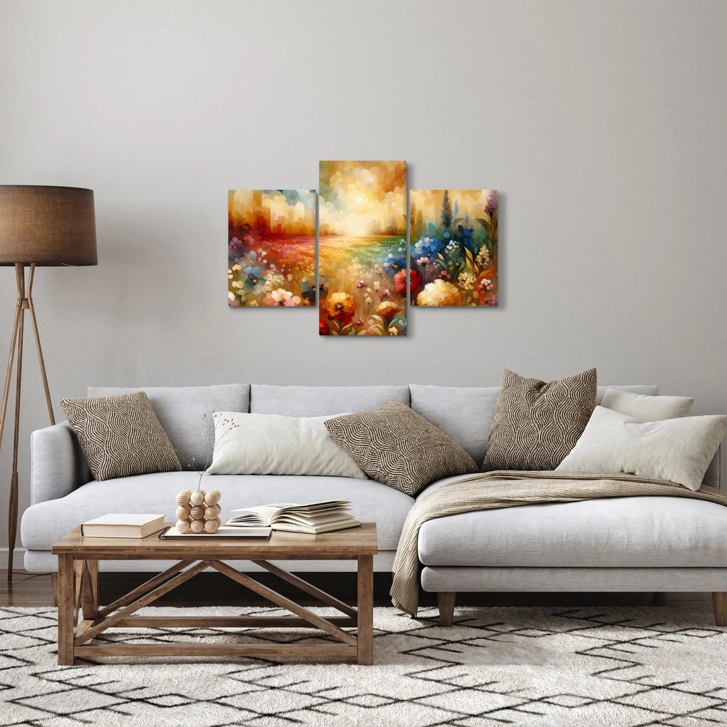 Kép - Színes rét (90x60 cm)