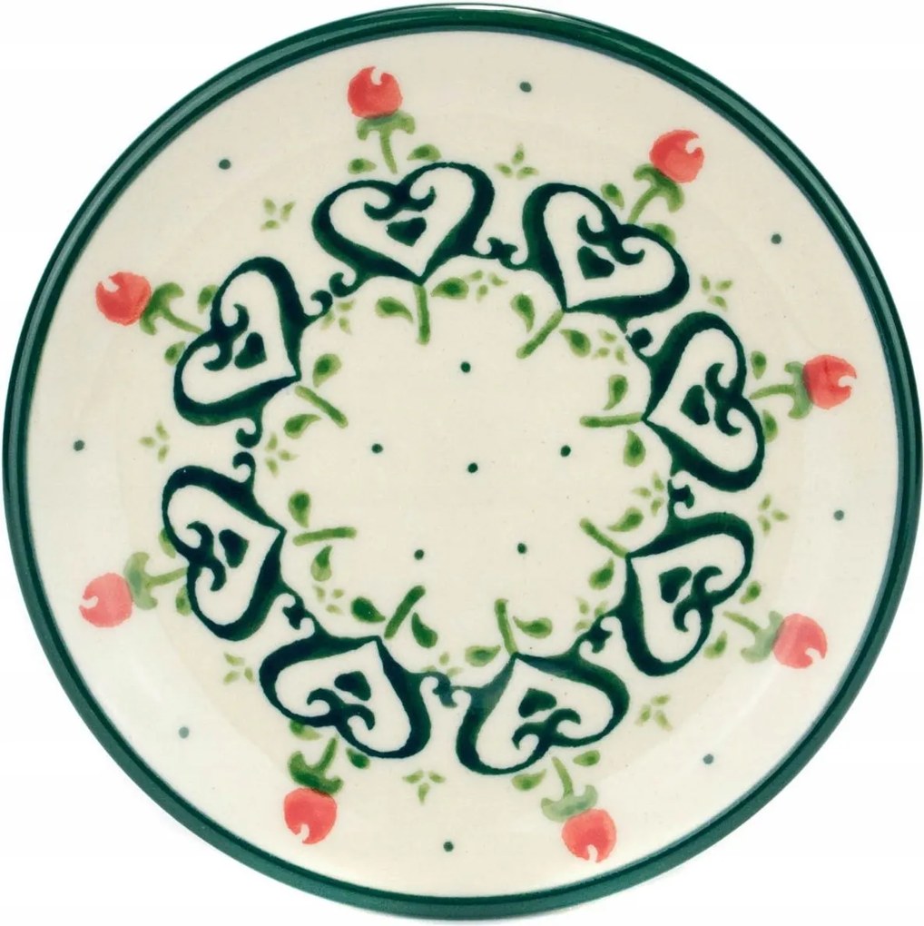 Desszert tányér csészealj állvány 10 cm Ceramika Artystyczna Bolesławiec