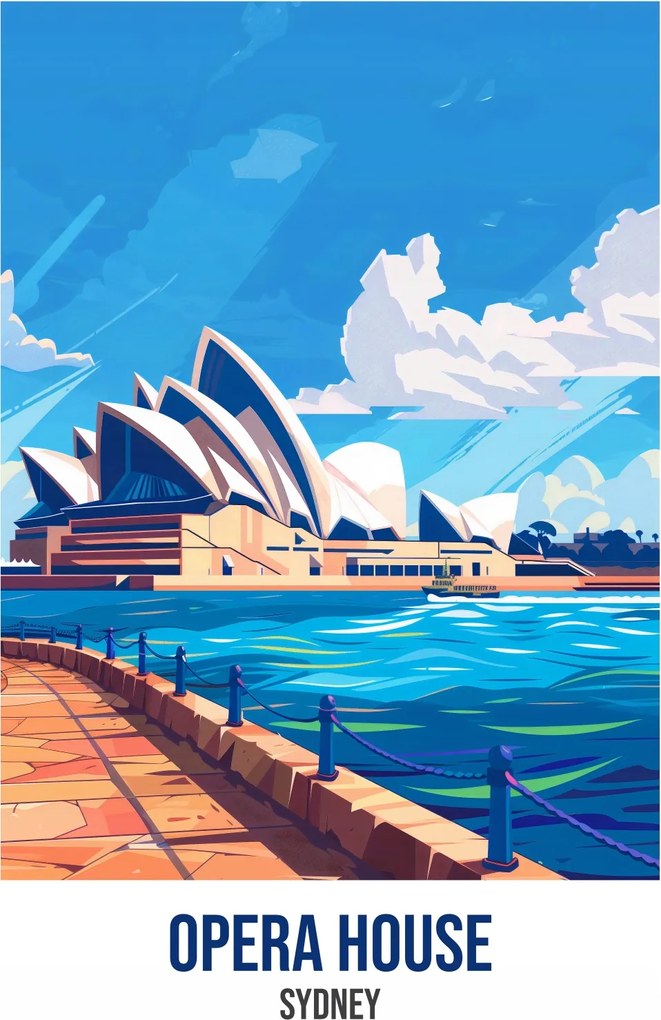 Poszter 40x60cm Opera House